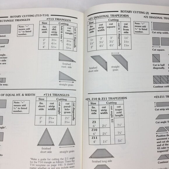 Vintage 1998 The Block Book Judy Martin Quilt Pattern Designs Ideas Rotary Shape - Picture 10 of 12